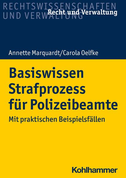 Produktbild: Basiswissen Strafprozess f&uuml;r Polizeibeamte