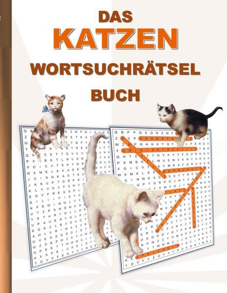 Produktbild: Das Katzen Wortsuchr&auml;tsel Buch