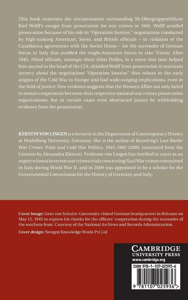 Produktbild: Allen Dulles, the OSS, and Nazi War Criminals