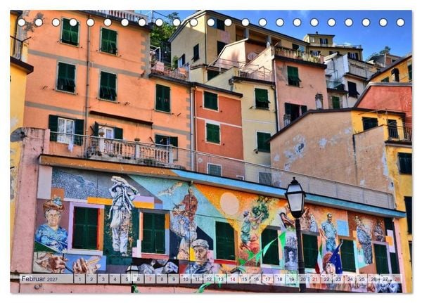 Produktbild: SCHMUCKST&Uuml;CKE der CINQUE TERRE (Tischkalender 2027 DIN A5 quer), CALVENDO Monatskalender
