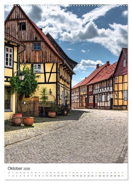 Produktbild: Die Stadt Hornburg (hochwertiger Premium Wandkalender 2026 DIN A2 hoch), Kunstdruck in Hochglanz
