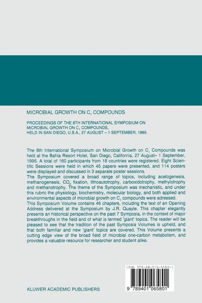 Produktbild: Microbial Growth on C1 Compounds