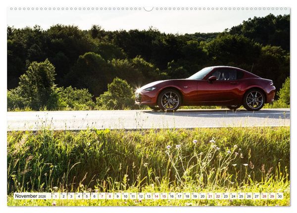 Produktbild: Ich liebe Miata (hochwertiger Premium Wandkalender 2026 DIN A2 quer), Kunstdruck in Hochglanz