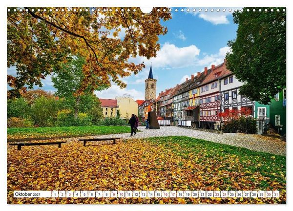 Produktbild: Erfurt - Stadt meines Herzens (Wandkalender 2027 DIN A3 quer), CALVENDO Monatskalender