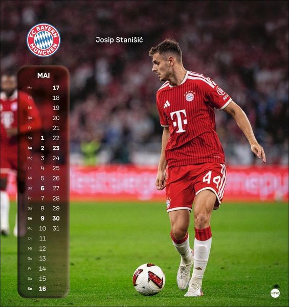 Produktbild: FC Bayern M&uuml;nchen Postkartenkalender 2027