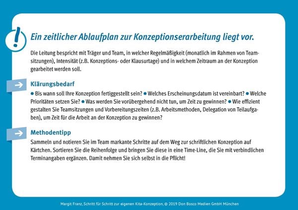 Produktbild: Schritt f&uuml;r Schritt zur eigenen Kita-Konzeption