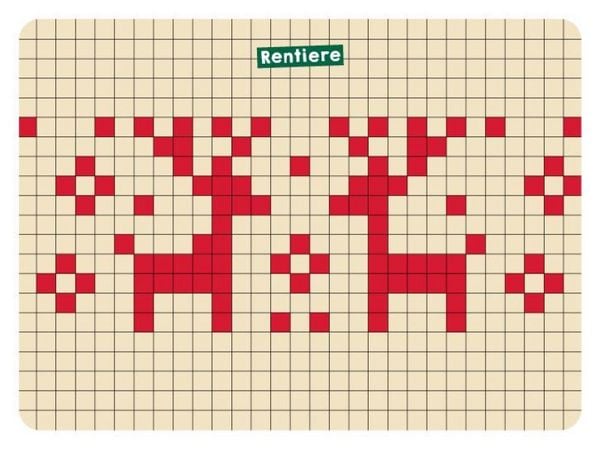 Produktbild: 55 x stricken &ndash; Weihnachts-Motive: Deine Strickmustersammlung als Kartenset