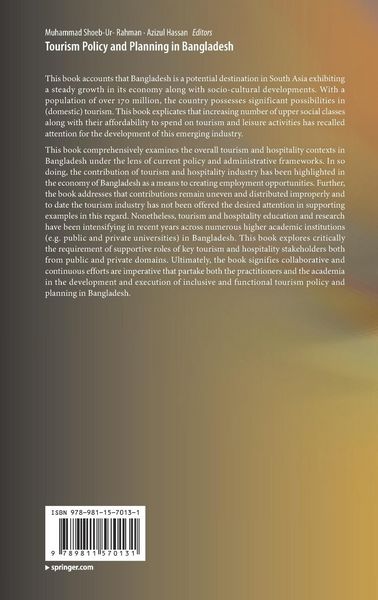 Produktbild: Tourism Policy and Planning in Bangladesh
