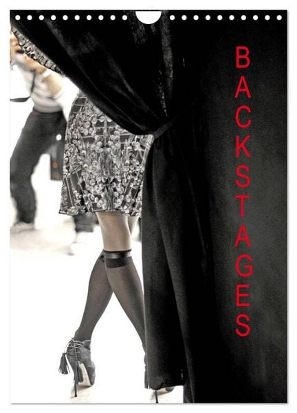Produktbild: BACKSTAGES (Calendrier mural 2026 DIN A4 horizontal), CALVENDO calendrier mensuel