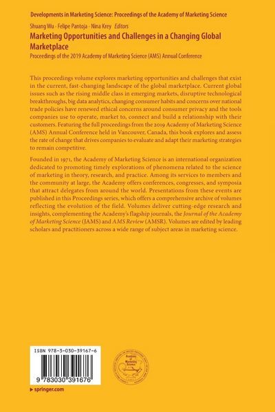 Produktbild: Marketing Opportunities and Challenges in a Changing Global Marketplace