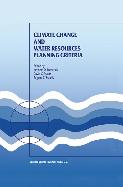 Produktbild: Climate Change and Water Resources Planning Criteria