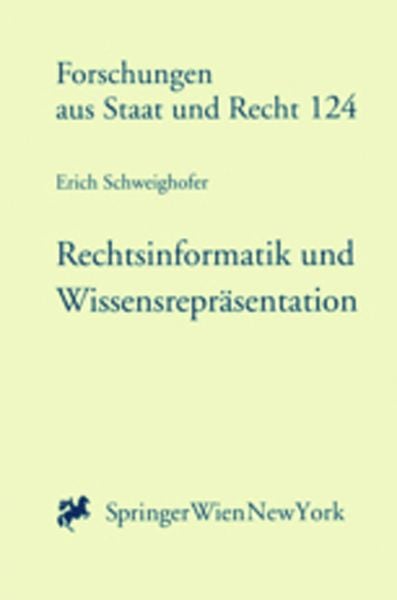 Produktbild: Rechtsinformatik und Wissensrepr&auml;sentation