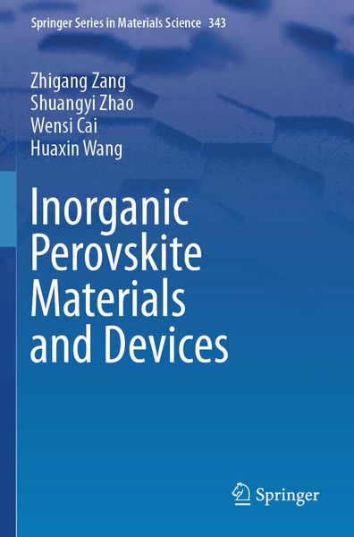 Produktbild: Inorganic Perovskite Materials and Devices