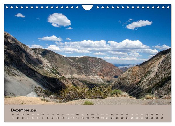 Produktbild: Yosemite, Entlang der Tioga Road (Wandkalender 2026 DIN A4 quer), CALVENDO Monatskalender