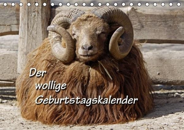 Produktbild: Der wollige Geburtstagskalender (Tischkalender immerw&auml;hrend DIN A5 quer)