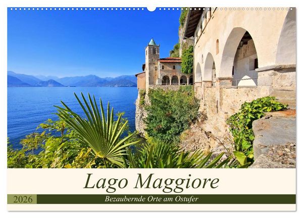 Produktbild: Lago Maggiore - Bezaubernde Orte am Ostufer (Wandkalender 2026 DIN A2 quer), CALVENDO Monatskalender