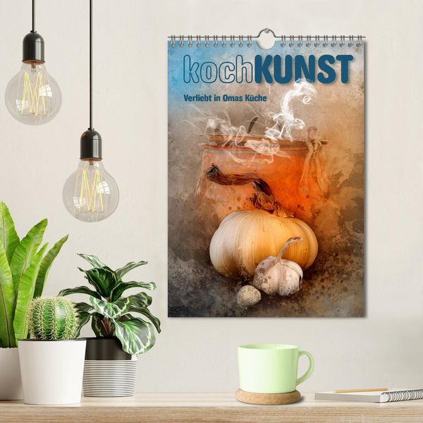 Produktbild: kochKUNST Verliebt in Omas K&uuml;che (Wandkalender 2026 DIN A4 hoch), CALVENDO Monatskalender