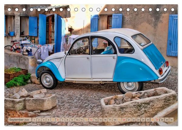 Produktbild: Citro&euml;n 2CV - die Ente (Tischkalender 2026 DIN A5 quer), CALVENDO Monatskalender