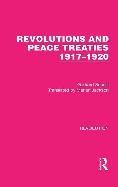 Produktbild: Revolutions and Peace Treaties 1917-1920