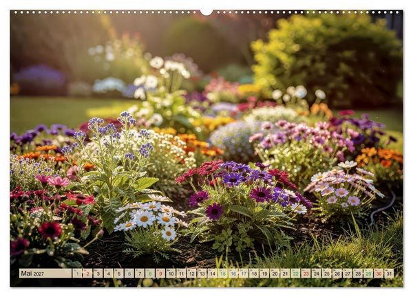 Produktbild: Oase im Garten (Wandkalender 2027 DIN A2 quer), CALVENDO Monatskalender