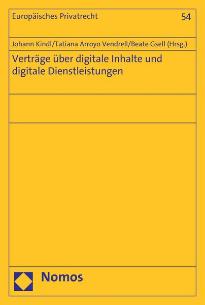 Produktbild: Vertr&auml;ge &uuml;ber digitale Inhalte und digitale Dienstleistungen