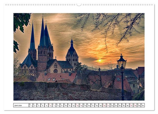 Produktbild: Marienkirche Gelnhausen (hochwertiger Premium Wandkalender 2026 DIN A2 quer), Kunstdruck in Hochglanz