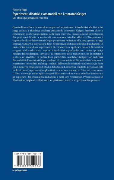 Produktbild: Esperimenti didattici e amatoriali con i contatori Geiger