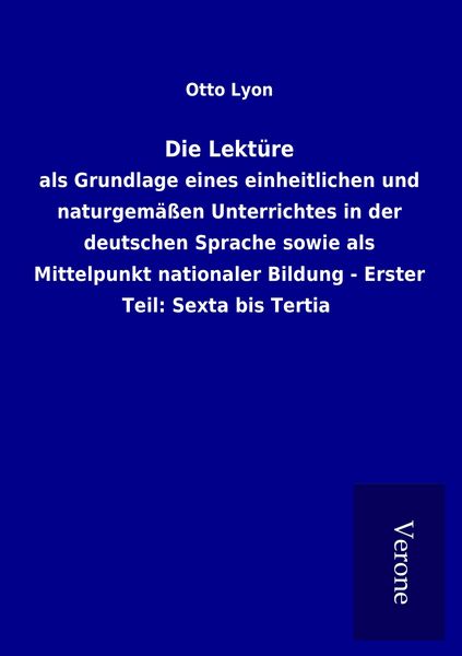 Produktbild: Die Lekt&uuml;re