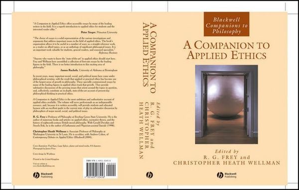 Produktbild: A Companion to Applied Ethics