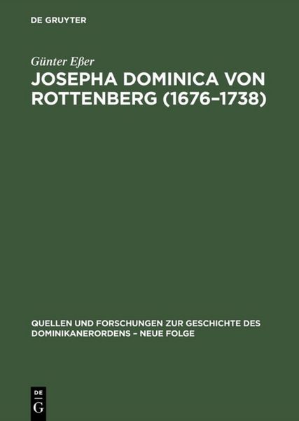 Produktbild: Josepha Dominica von Rottenberg (1676&ndash;1738)