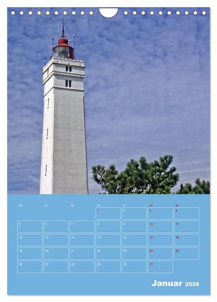 Produktbild: Nordseereise &ndash; J&uuml;tland in D&auml;nemark &ndash; Von Blavand bis Henne Strand (Wandkalender 2026 DIN A4 hoch), CALVENDO Monatskalender