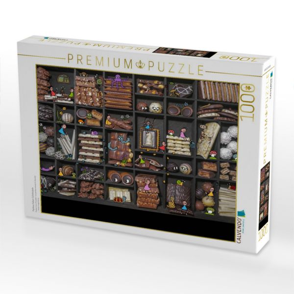 Produktbild: CALVENDO Puzzle Pankies lieben Schokolade | 1000 Teile Lege-Gr&ouml;&szlig;e 64x48cm Foto-Puzzle f&uuml;r gl&uuml;ckliche Stunden