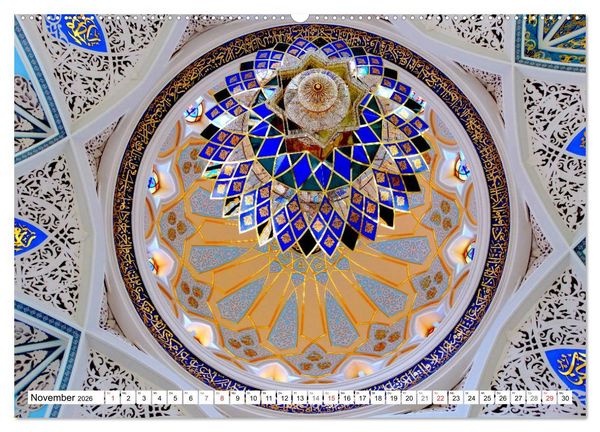 Produktbild: Die Kul Scharif Moschee - Architektonisches Kleinod in Kasan (hochwertiger Premium Wandkalender 2026 DIN A2 quer), Kunstdruck in Hochglanz