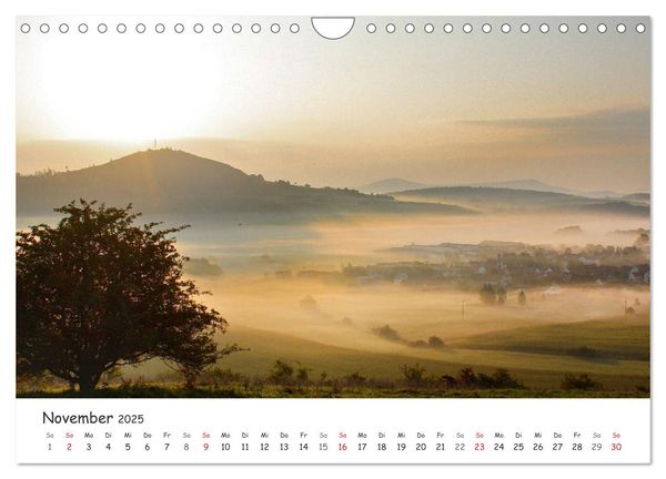 Dörfer in schöner Landschaft (Wandkalender 2025 DIN A4 quer), CALVENDO Monatskalender