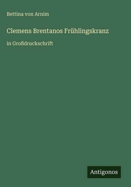 Produktbild: Clemens Brentanos Fr&uuml;hlingskranz