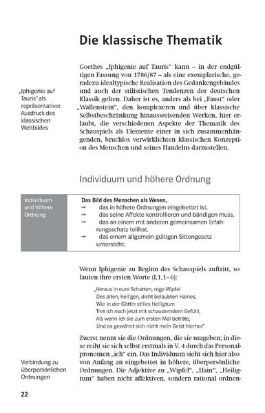 Produktbild: Lekt&uuml;rehilfen. Iphigenie auf Tauris