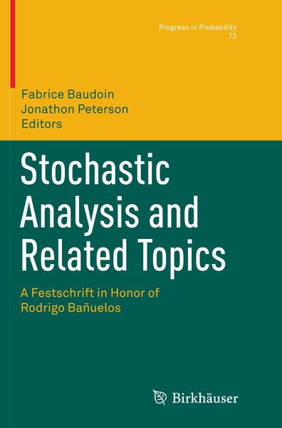 Produktbild: Stochastic Analysis and Related Topics