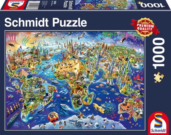 Schmidt Spiele - Entdecke unsere Welt, 1000 Teile
