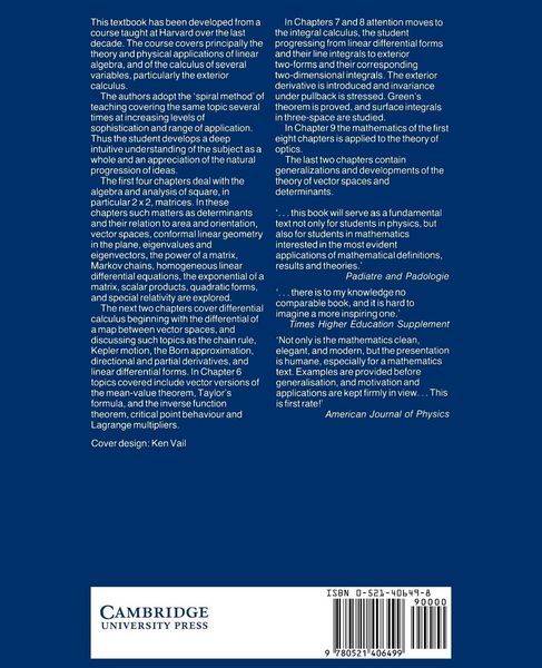 Produktbild: Course in Mathematics for Students of Physics 1
