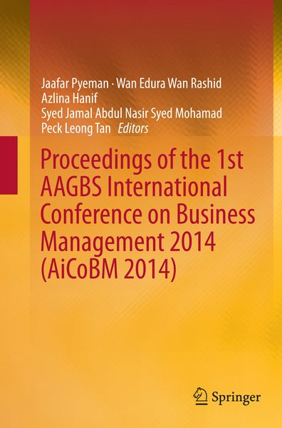 Produktbild: Proceedings of the 1st AAGBS International Conference on Business Management 2014 (AiCoBM 2014)