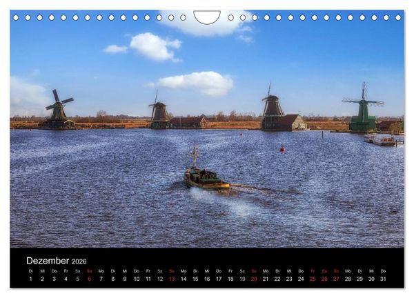 Produktbild: Die Niederlande (Wandkalender 2026 DIN A4 quer), CALVENDO Monatskalender