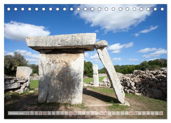 Produktbild: Menorca - Perle im MIttelmeer (Tischkalender 2026 DIN A5 quer), CALVENDO Monatskalender