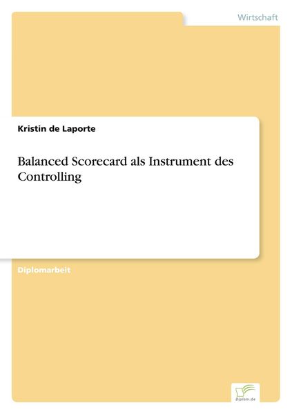 Produktbild: Balanced Scorecard als Instrument des Controlling