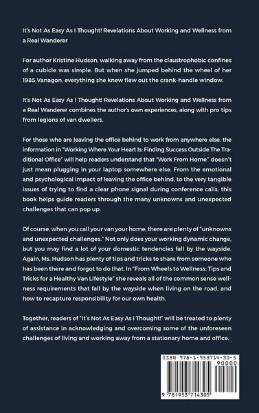 Produktbild: It's Not As Easy As I Thought! Revelations About Working and Wellness from a Real Wanderer