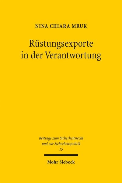 Produktbild: R&uuml;stungsexporte in der Verantwortung