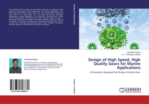 Produktbild: Design of High Speed, High Quality Gears for Marine Applications