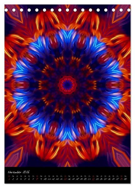 Produktbild: Mandala - Esoterik & Meditation (Tischkalender 2026 DIN A5 hoch), CALVENDO Monatskalender