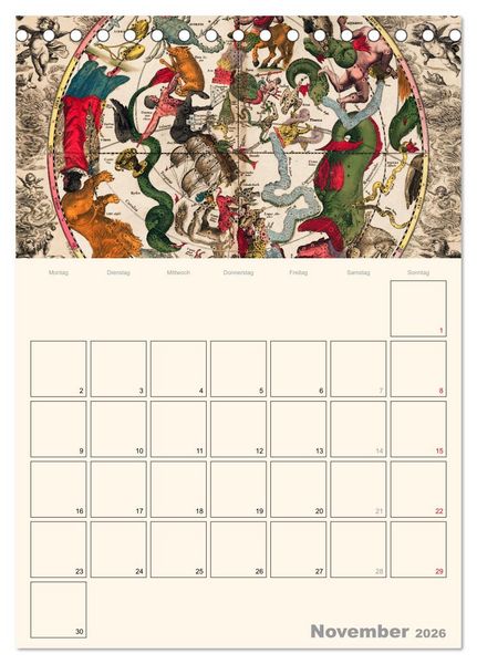 Produktbild: Zu den Sternen - mit Planerfunktion (Tischkalender 2026 DIN A5 hoch), CALVENDO Monatskalender