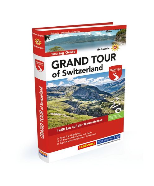 Produktbild: Hallwag Reisef&uuml;hrer Grand Tour of Switzerland Touring Guide, deutsche Ausgabe
