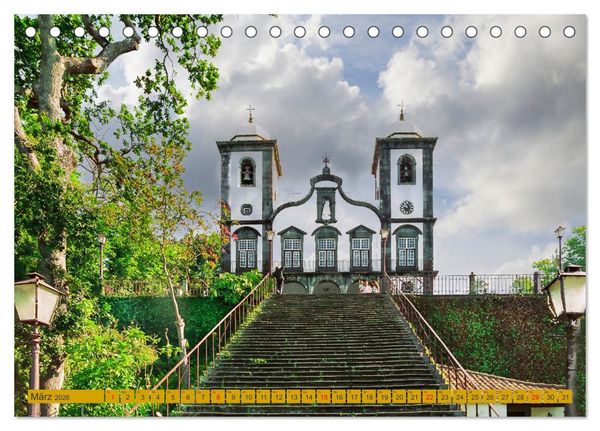 Produktbild: Madeira, Insel im ewigen Fr&uuml;hling (Tischkalender 2026 DIN A5 quer), CALVENDO Monatskalender